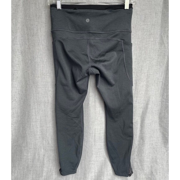 Athleta Allyson Felix Gray Ultimate Stash Legend Leggings Women's‎ Small - Picture 8 of 9